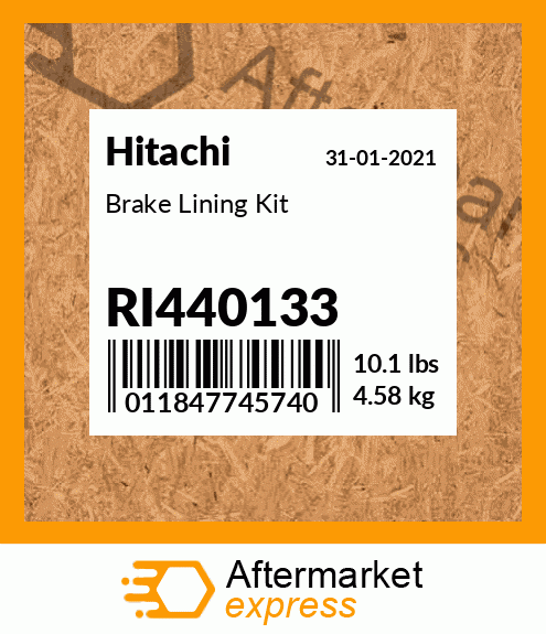 Spare part RI440133 + Brake Lining Kit