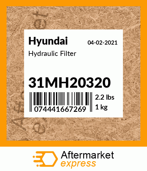 Spare part 31MH20320 + Hydraulic Filter