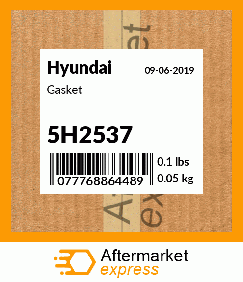 Spare part 5H2537 + Gasket