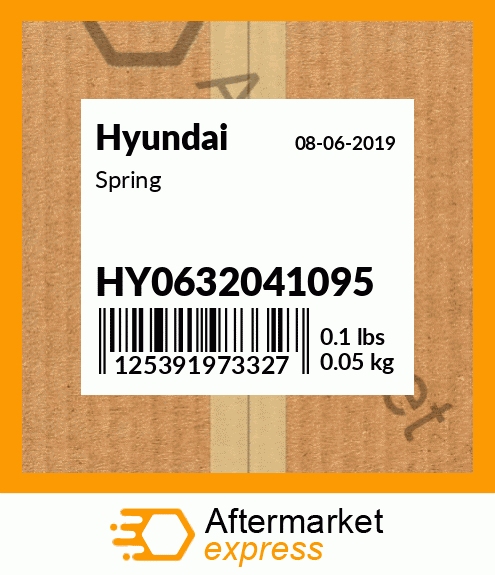 Spare part HY0632041095 + Spring