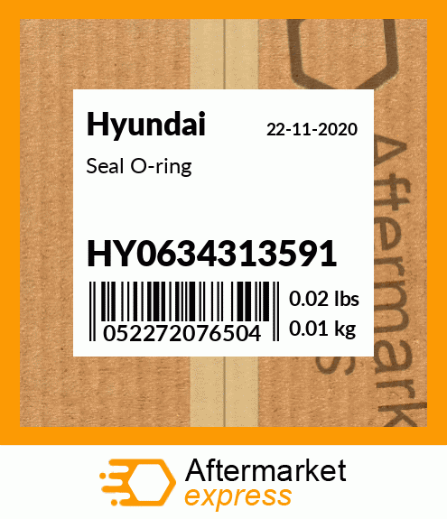 Spare part HY0634313591 + Seal O-ring