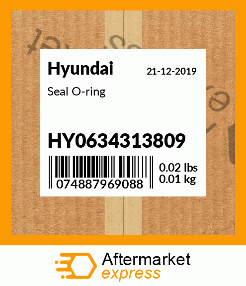 Spare part HY0634313809 + Seal O-ring