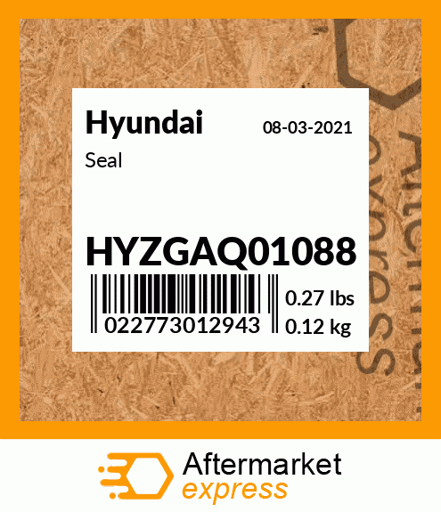 Spare part HYZGAQ01088 + Seal