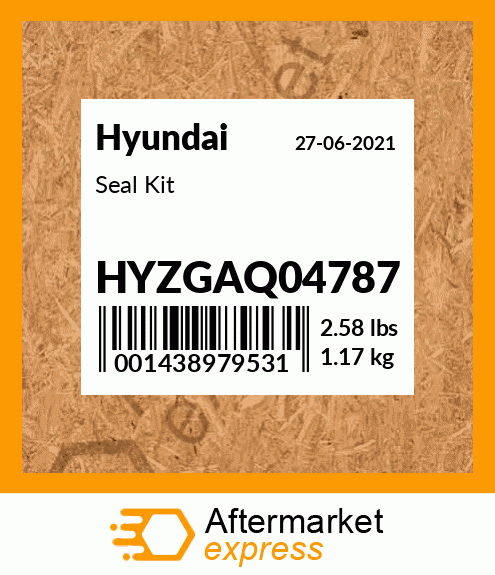 Spare part HYZGAQ04787 + Seal Kit