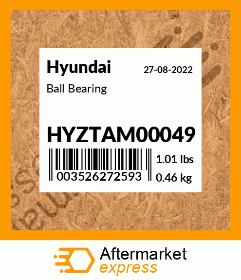 Spare part HYZTAM00049 + Ball Bearing