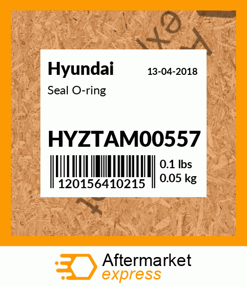 Spare part HYZTAM00557 + Seal O-ring