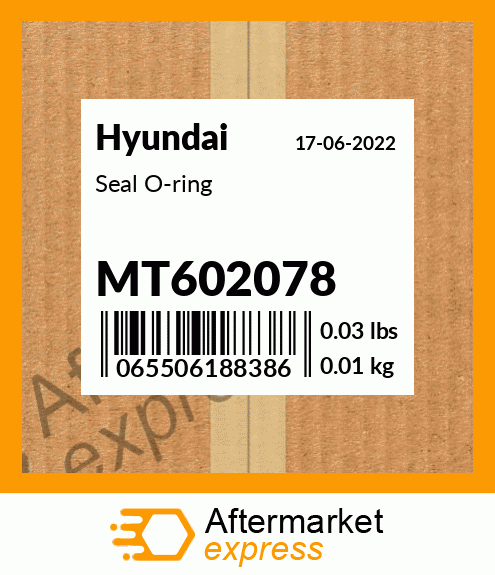 Spare part MT602078 + Seal O-ring