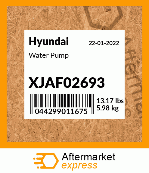 Spare part XJAF02693 + Water Pump