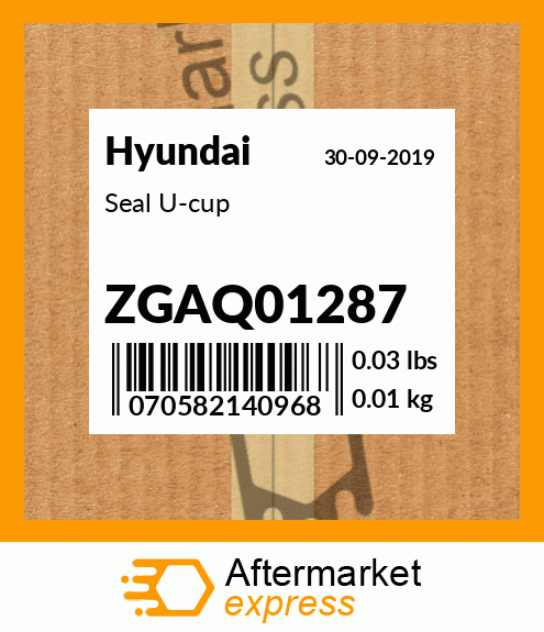 Spare part ZGAQ01287 + Seal U-cup