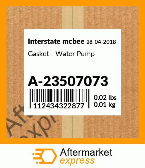 Spare part A-23507073 + Gasket - Water Pump