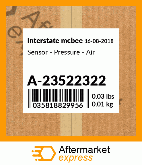 Spare part A-23522322 + Sensor - Pressure - Air