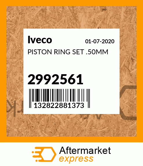 Spare part 2992561 + PISTON RING SET .50MM