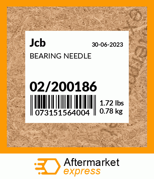 Spare part 02/200186 + BEARING NEEDLE