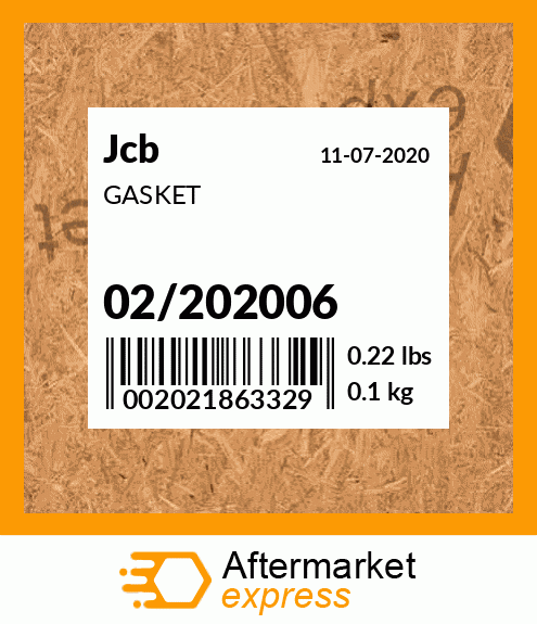 Spare part 02/202006 + GASKET