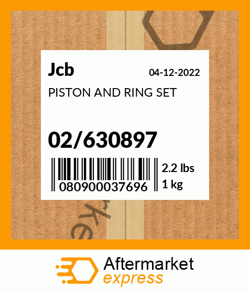 Spare part 02/630897 + PISTON AND RING SET