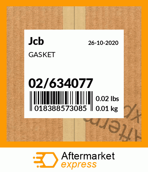 Spare part 02/634077 + GASKET