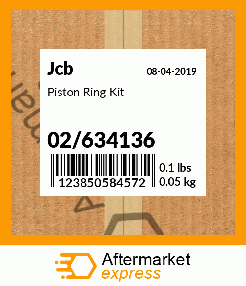 Spare part 02/634136 + Piston Ring Kit