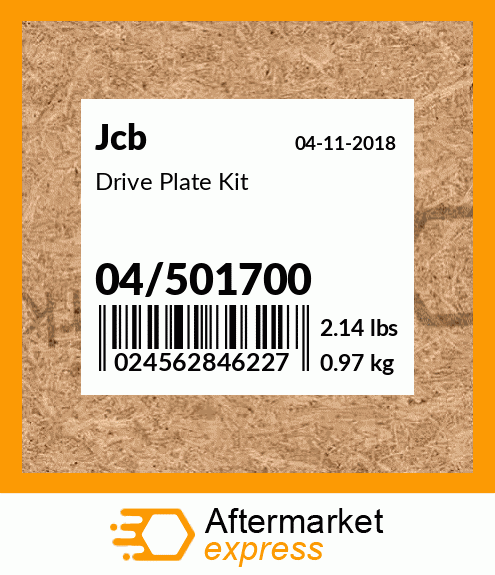 Spare part 04/501700 + Drive Plate Kit