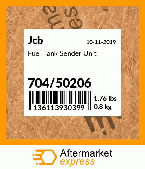 Jcb Teile Sender Kraftstofftank Einheit 704/50206 