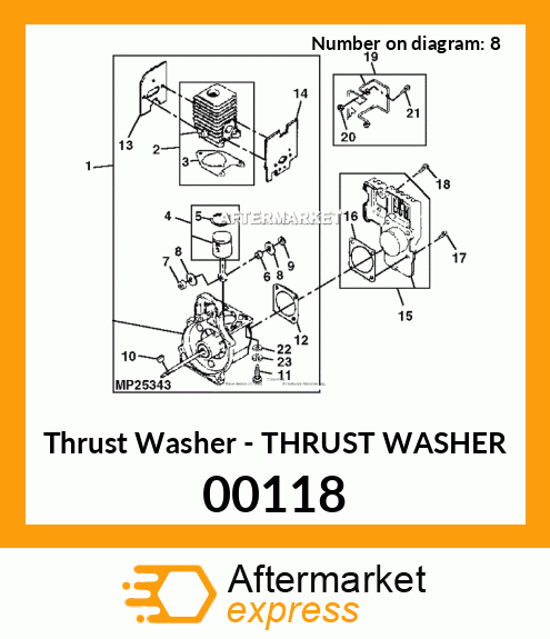 Thrust Washer - THRUST WASHER 00118