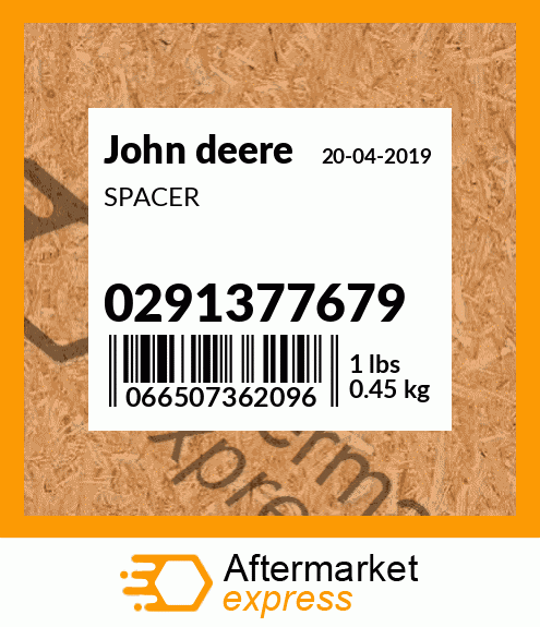 Spare part 0291377679 + SPACER