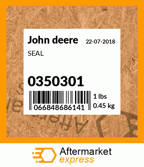 Spare part 0350301 + SEAL