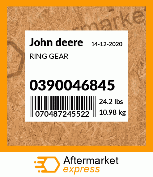 Spare part 0390046845 + RING GEAR