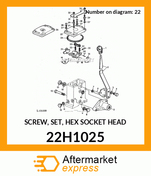 m45685 - SCREW, HEX HEAD fits John Deere