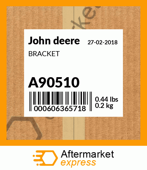 A90510 - BRACKET fits John Deere | Price: $40.15