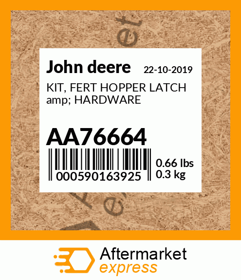 John Deere part # AA73036 planter row command clutch seed sensor wiring harness