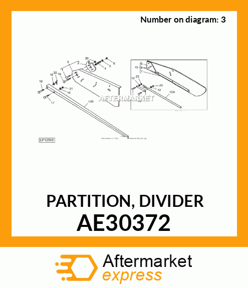 PARTITION, DIVIDER AE30372