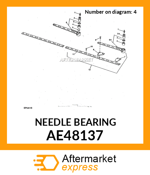 NEEDLE BEARING AE48137