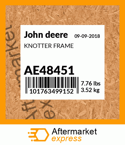 KNOTTER FRAME AE48451