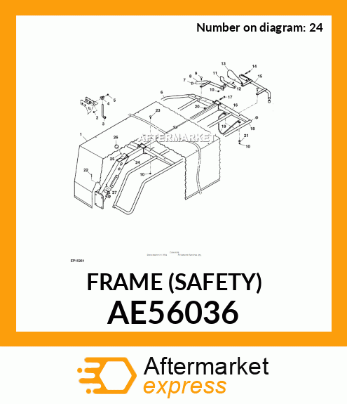 FRAME (SAFETY) AE56036