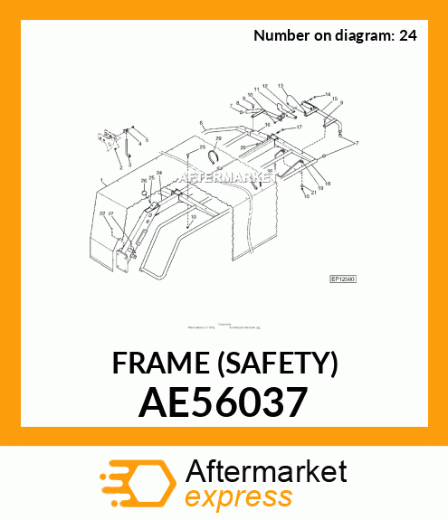 FRAME (SAFETY) AE56037