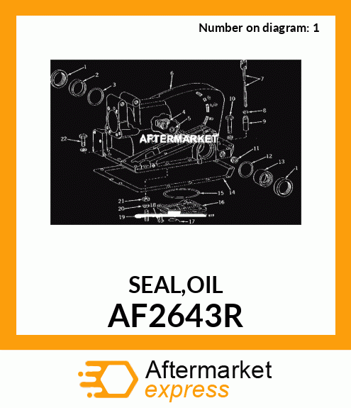 SEAL,OIL AF2643R