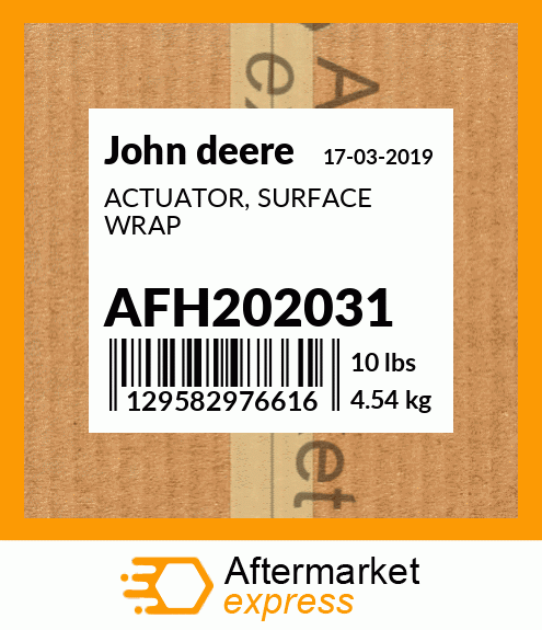 ACTUATOR, SURFACE WRAP AFH202031