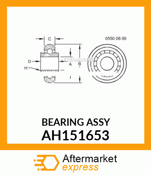 BEARING ASSY AH151653