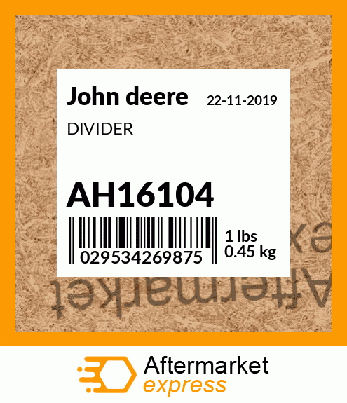 AH160845 - KIT fits John Deere | Price: $45.49