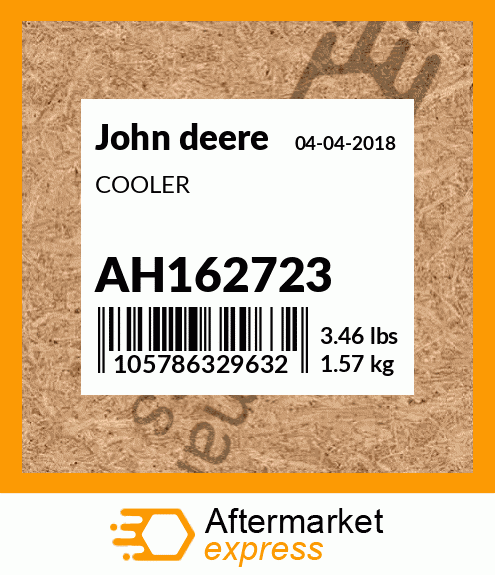 John Deere OEM part # AH162957 cross auger drive chain 600 series R & F platform 