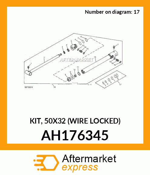 KIT, 50X32 (WIRE LOCKED) AH176345