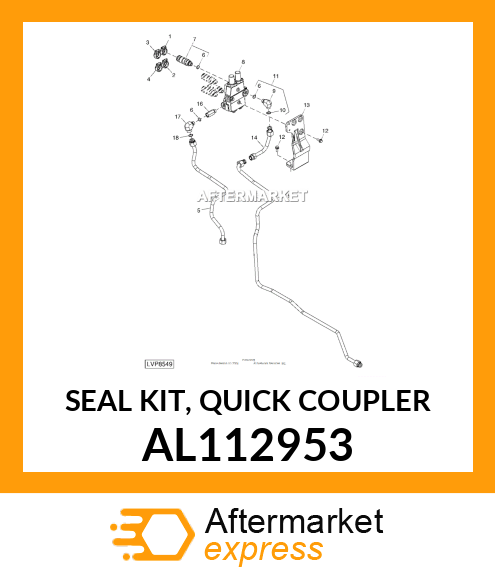SEAL KIT, QUICK COUPLER AL112953