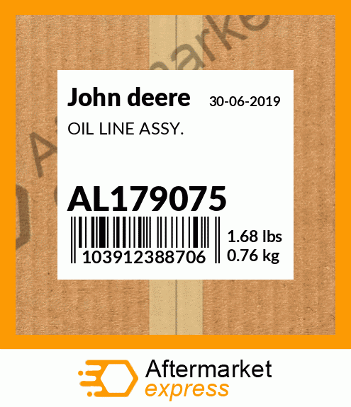 OIL LINE ASSY. AL179075