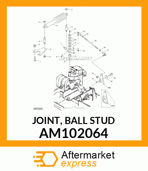 JOINT, BALL STUD AM102064