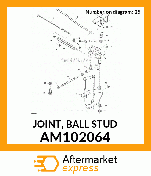 JOINT, BALL STUD AM102064