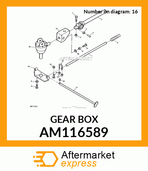 GEAR BOX AM116589
