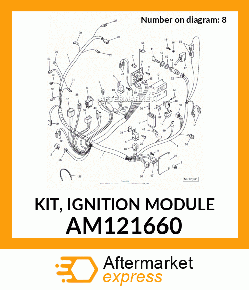 John Deere Original Equipment Ignition Kit #AM121660