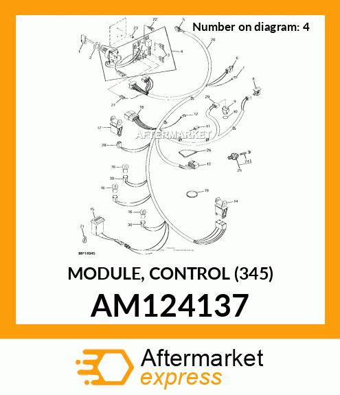 MODULE, CONTROL (345) AM124137