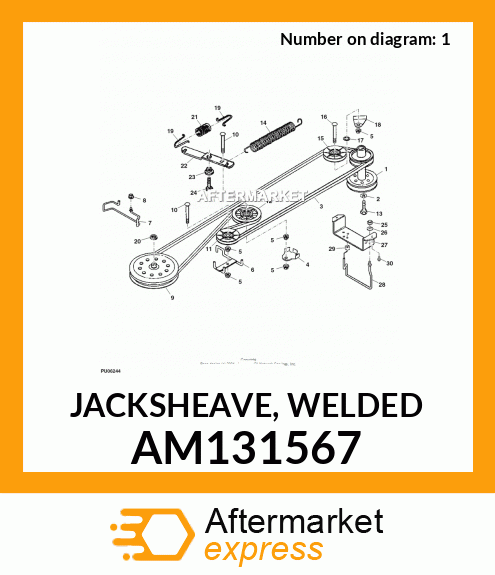 JACKSHEAVE, WELDED AM131567