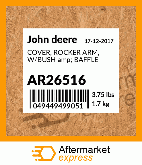 AR26513 JOHN DEERE FUEL LINE
